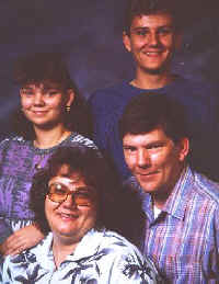 Larry Meeks and his lovely family
